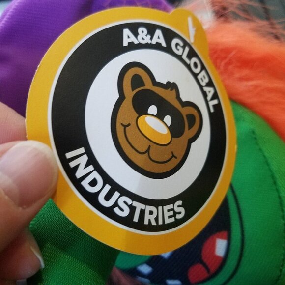 Green Witch Plush 18" Stuffed Animal Toy Halloween Orange A&A Global 2022 w/TAG - Picture 12 of 13